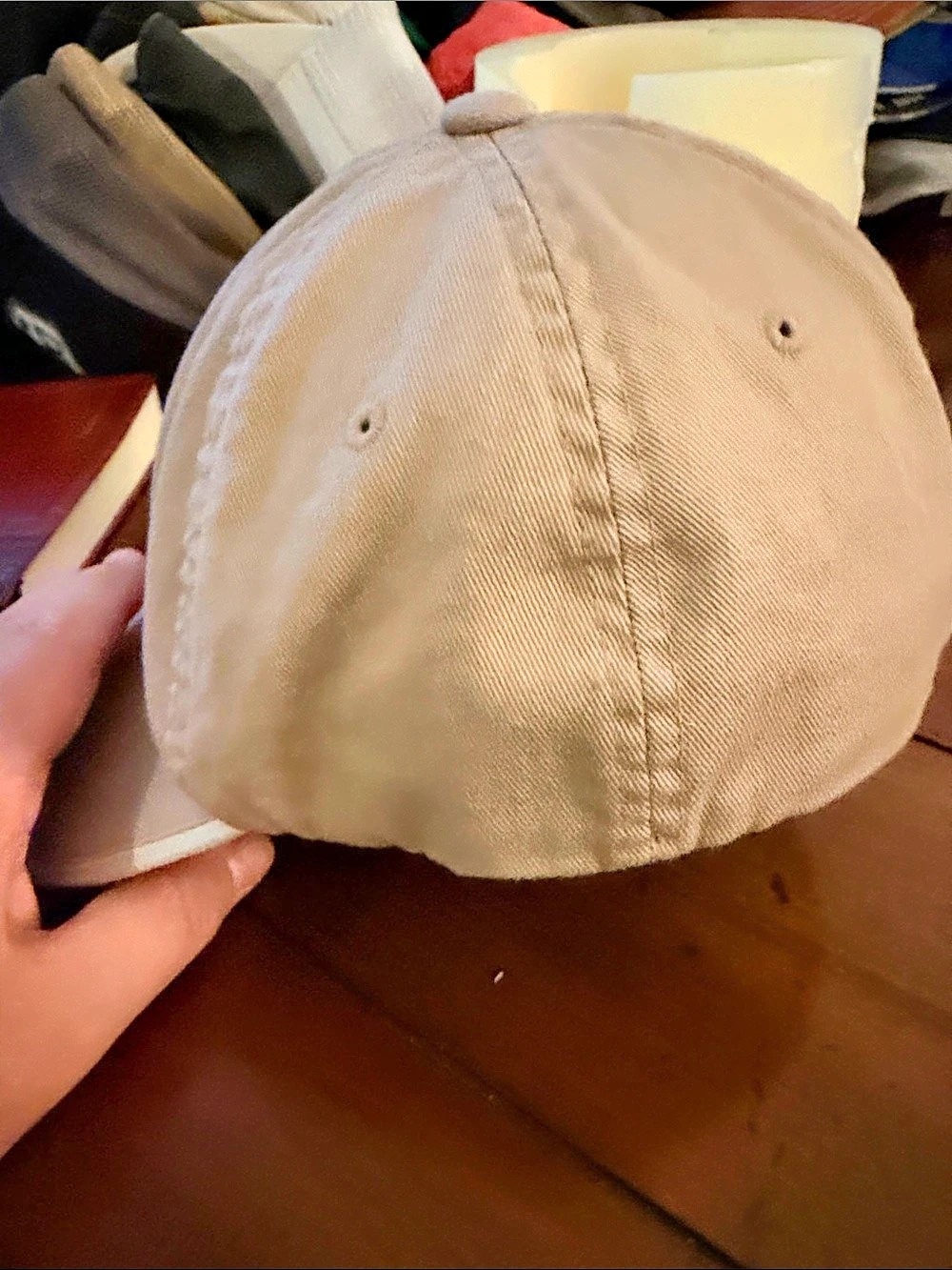 NFL Embroidered Logo Beige Cap - Picture 2 of 4